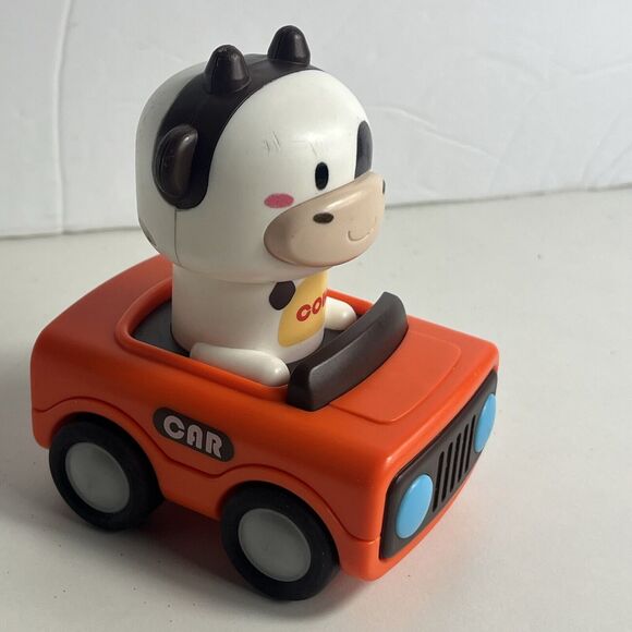 Children Toy Car Shape Animal Theme Press and Go Toy Vehicle for Kids - Picture 1 of 8